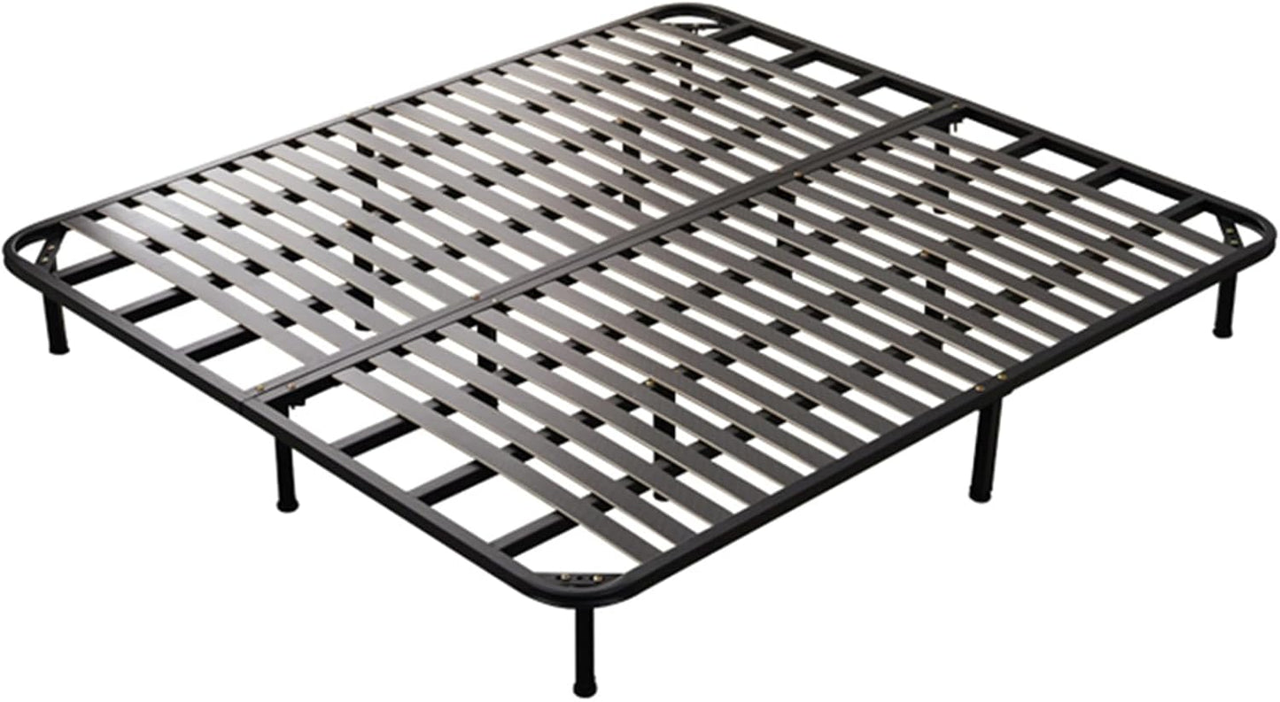 DJCYGG Set of 4 Adjustable Feet for Bed, T-Shaped Furniture Legs, Under the Bed Support Legs, Slatted Foot for Bed Table Sofas, with Screws (Black, 28 cm)