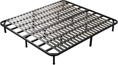 DJCYGG Set of 4 Adjustable Feet for Bed, T-Shaped Furniture Legs, Under the Bed Support Legs, Slatted Foot for Bed Table Sofas, with Screws (Black, 28 cm)