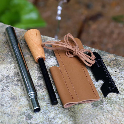 Fire Stick Survival Tool Fire Starting Kit,Outdoor Survival Kit, Flint Perfect for Camping, Hiking