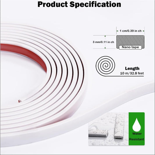 32.8 Ft Peel and Stick Trim,Flexible Peel and Stick Trim Molding,Molding Trim for Wall Tile Edges,Kitchen,Ceilings,Backsplash and Mirrior Frame Decor(White)