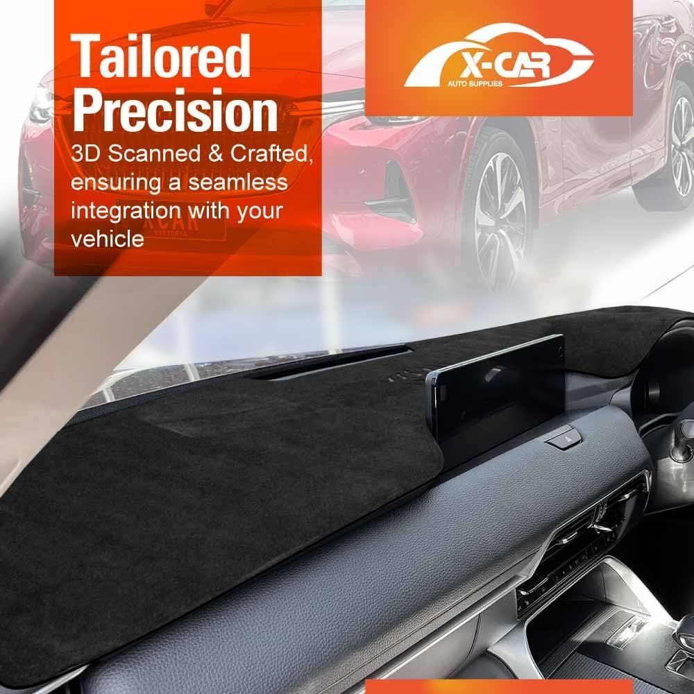 X-CAR Dash Mat for Mazda CX-80 CX80 2024-Onwards Non-Slip Microfiber Pad Interior Accessories