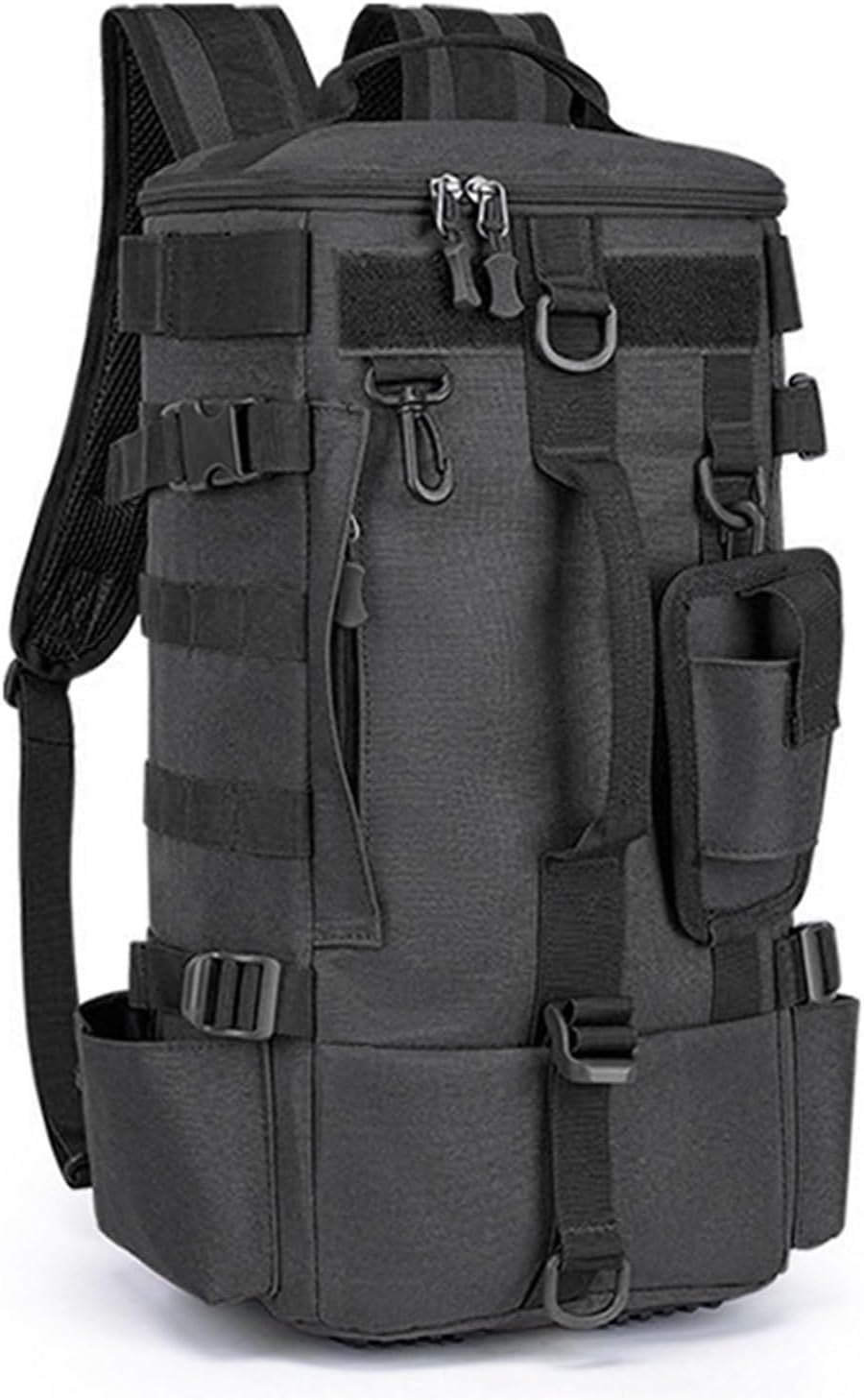 Fishing Fusion Backpack, Waterproof Survival Daypack Rod Holder, Bait Gear Storage, 21x47x13cm for Kayak Trips, Hiking, Camping, Hunting, and Weekend Adventures Motorcycle Travel