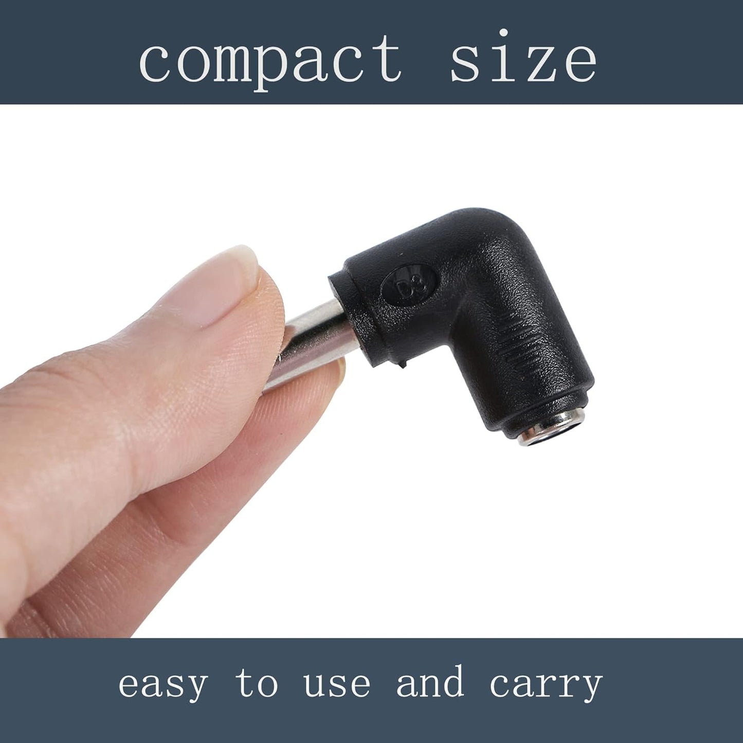 QIANRENON 90 Degree Angle DC5.5x2.5mm to 5.5x2.1mm Male to Female Adapter Converter Coupler 2pcs