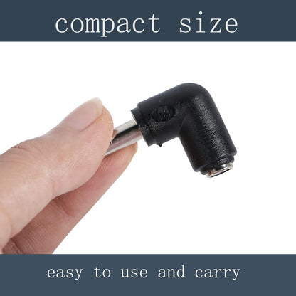 QIANRENON 90 Degree Angle DC5.5x2.5mm to 5.5x2.1mm Male to Female Adapter Converter Coupler 2pcs