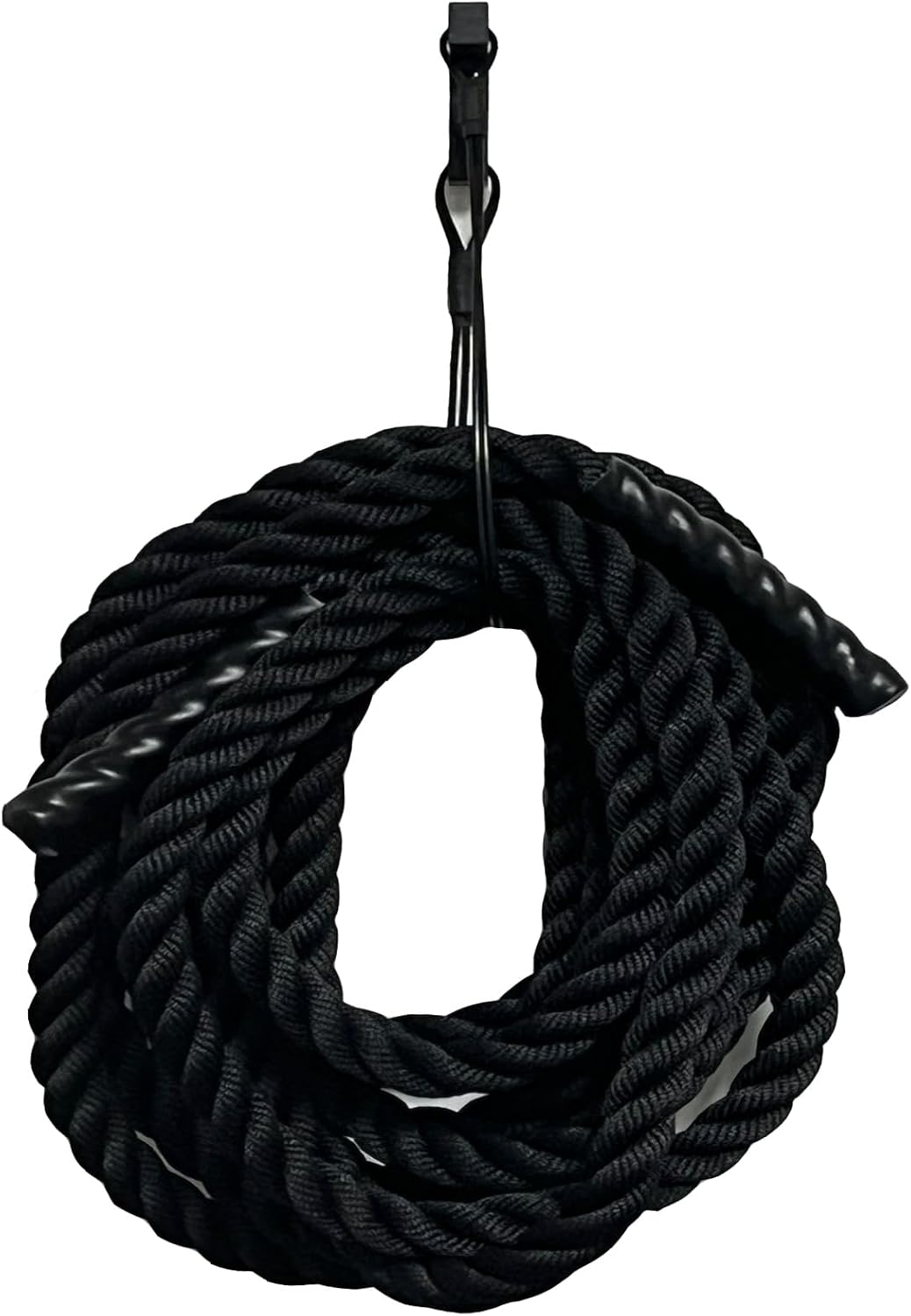 Pmsanzay Exercise Rope Storage Hanger, Wall-Mounted Heavy Duty Metal Battle Rope Storage Hook Bracket,Rope Storage Rack for Exercise Rope Battle Rope in Home Gym or Commercial Gym