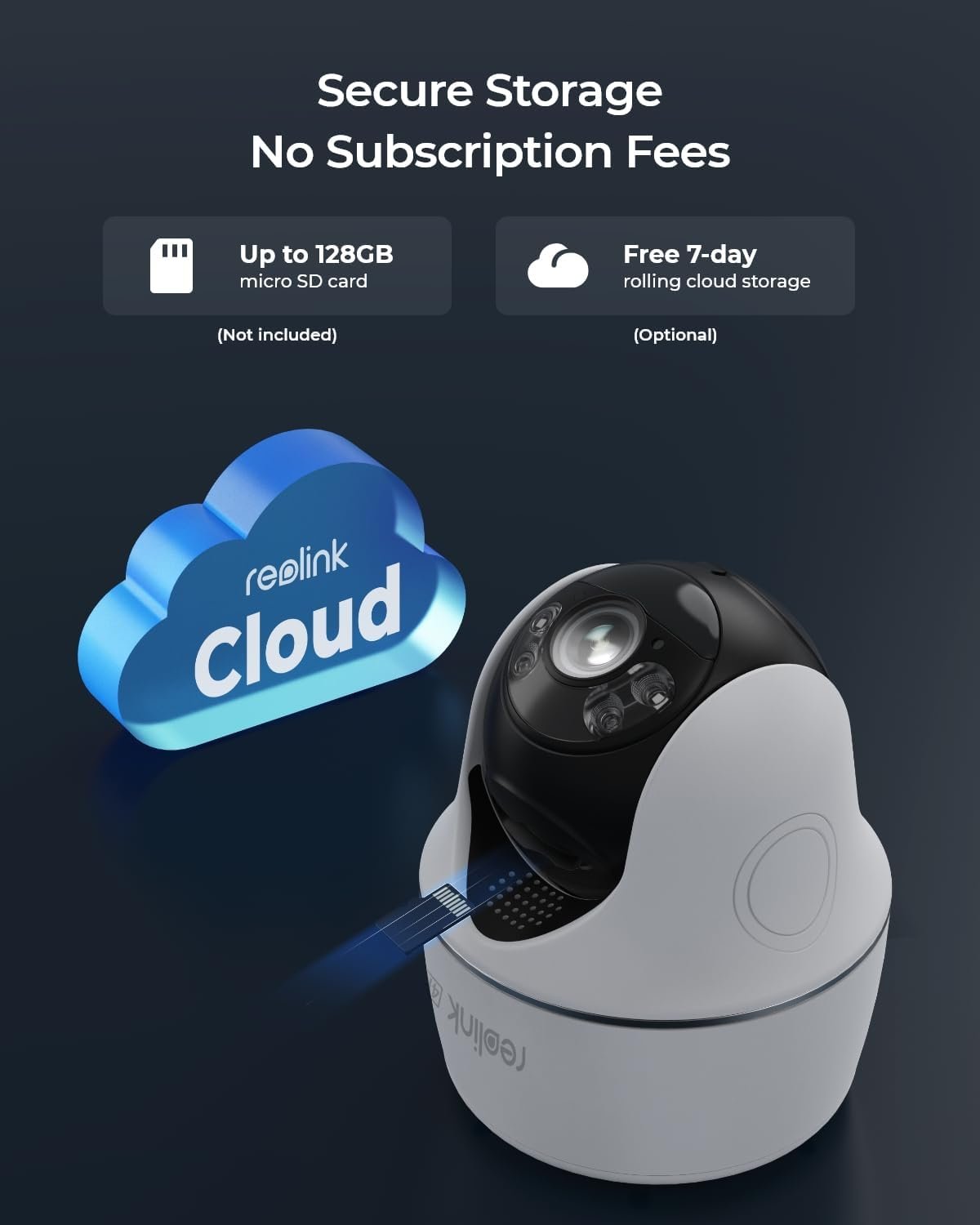 REOLINK First 4K Solar Security Camera Wireless Outdoor, Argus PT 3W Sun-Powered Panel, 360Â° Pan Tilt Battery Cam with 8MP Color Night Vision, 2.4/5 GHz Wi-Fi, No Monthly Fee