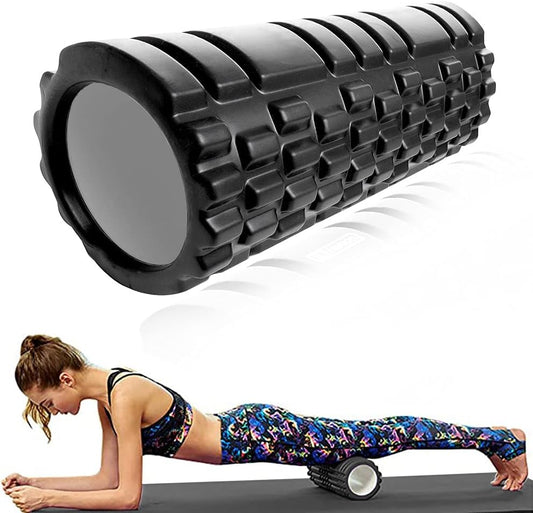 Dewanxin Foam Roller, Foam Roller Massager Excellent for Car Massage, Exercise Muscle Roller for Muscle Massage Trigger Point Grid for Yoga
