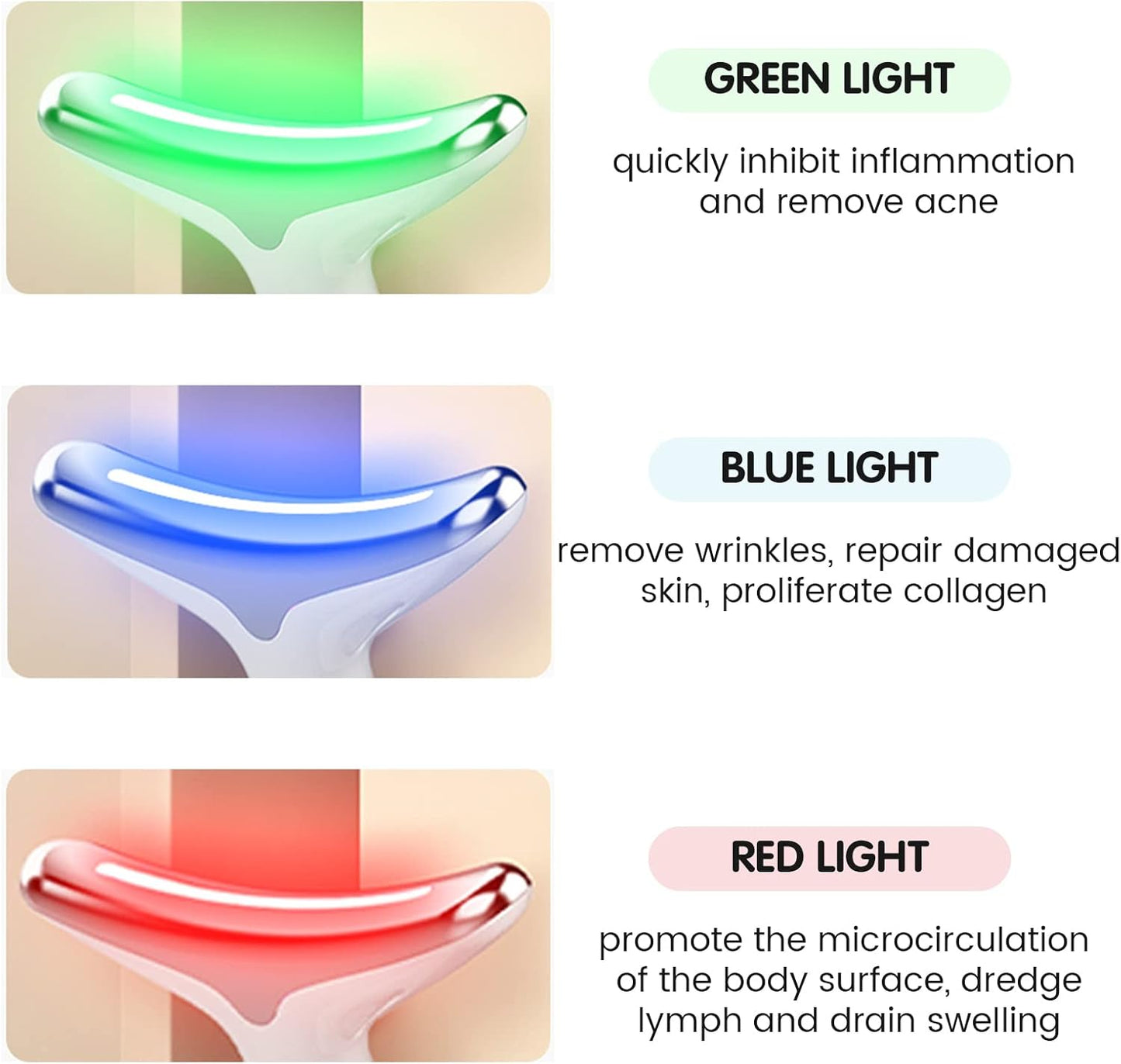 Face Massager Firming Wrinkle Removal Device for Neck Face,Double Chin Reducer Vibration Massager for Skin Care, Wrinkle Removal, Smoothing, Tightening and Improvement