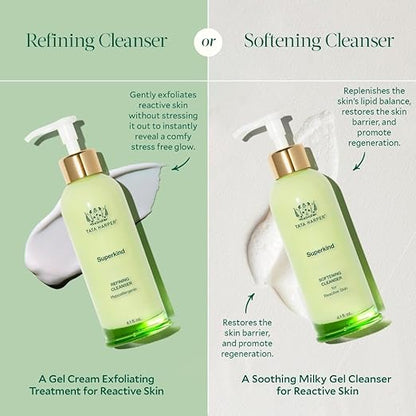 Tata Harper Superkind Softening Cleanser, Gentle Cleanser for Sensitive Skin, Hypoallergenic Skincare, Fragrance Free, Natural Skincare, Dermatologist Tested, Vegan, 125ml