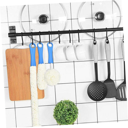 FOMIYES 3 Pcs Glassware Cleaning Tools for Wine Glasses Decanters Blue Bendable Brushes for Hard to Reach Stains Durable Kitchen Home Cleaning Essentials