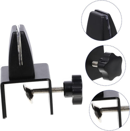 MAGICLULU Thickened Clamping Base Desk Partition Clamp Privacy Panel Clip Partition Bracket Clip Easy Install for Home/office