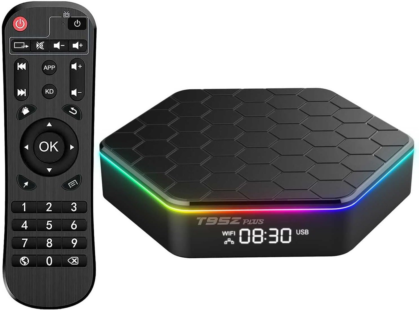 BL Android TV Box 12.0, 2023 Android Box T95Z Plus 4GB RAM 32GB ROM 6K 4K Wi-Fi 6, H618 Quad-core CPU 2.4G/5G Dual Wi-Fi HDR10+ Bluetooth 5.0 100M Ethernet USB 2.0 TV Box Android