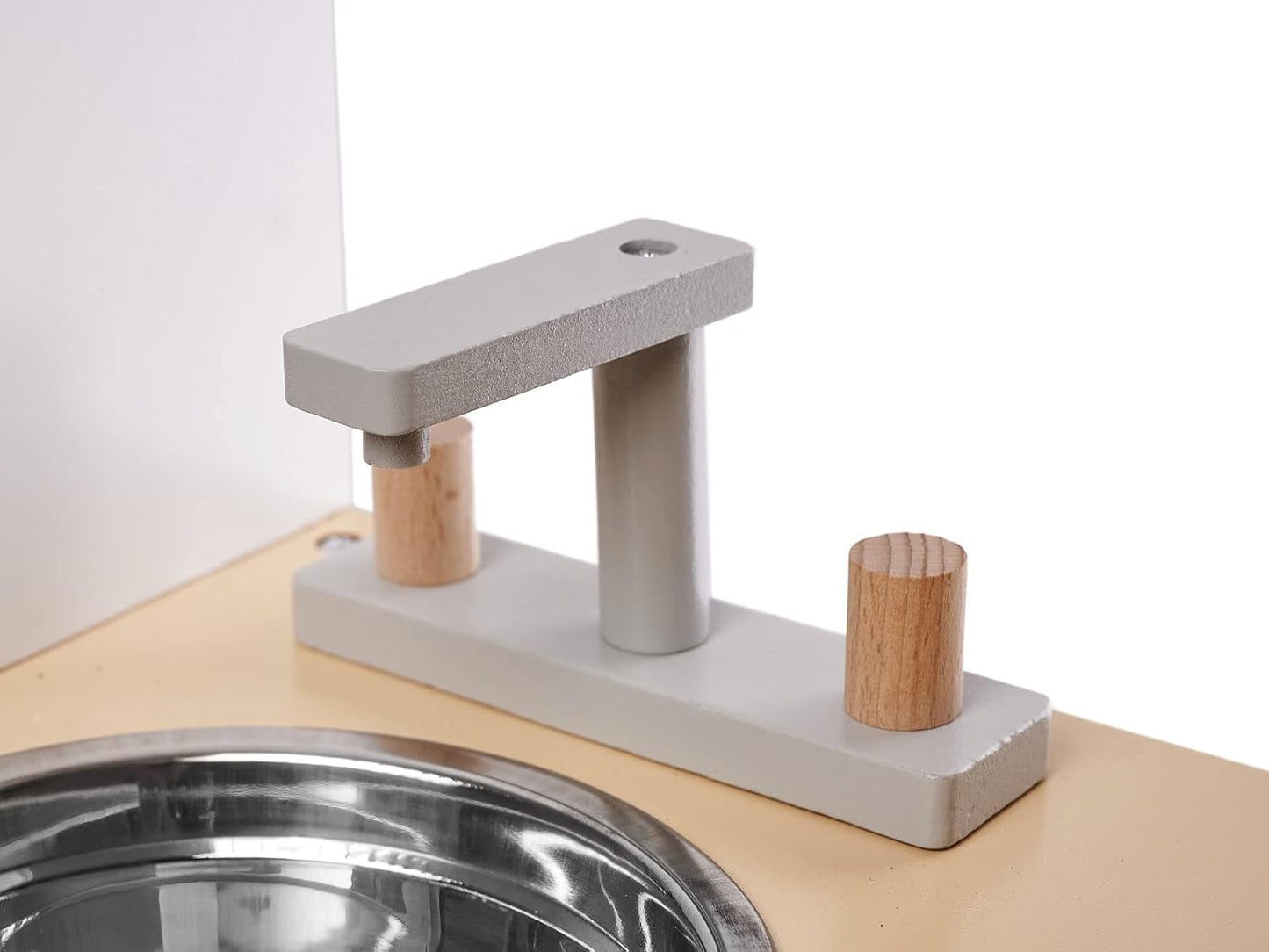 Children's Wooden Kitchen with Oven and Sink (Model 4)