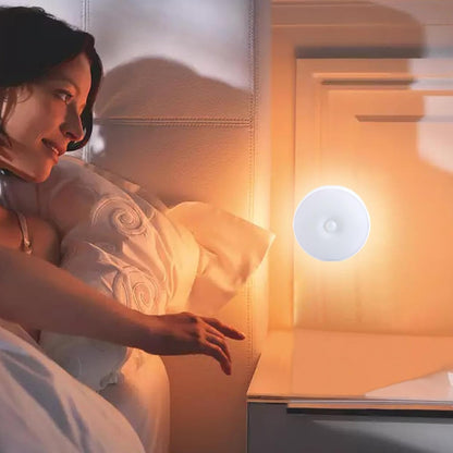 Motion Activated Night Light, Led Action Detector Lights, 0.71in Body Detection Led, USB Smart Human Body Sensor, Perfect for Closet, Indoor Lighting, and Decoration