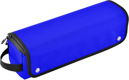 Custodia da viaggio per ferro arricciacapelli 2 in 1 blu brillante con tappetino in ferro impermeabile organizer da viaggio per strumenti caldi e accessori per la cura dei capelli portatili essenziali