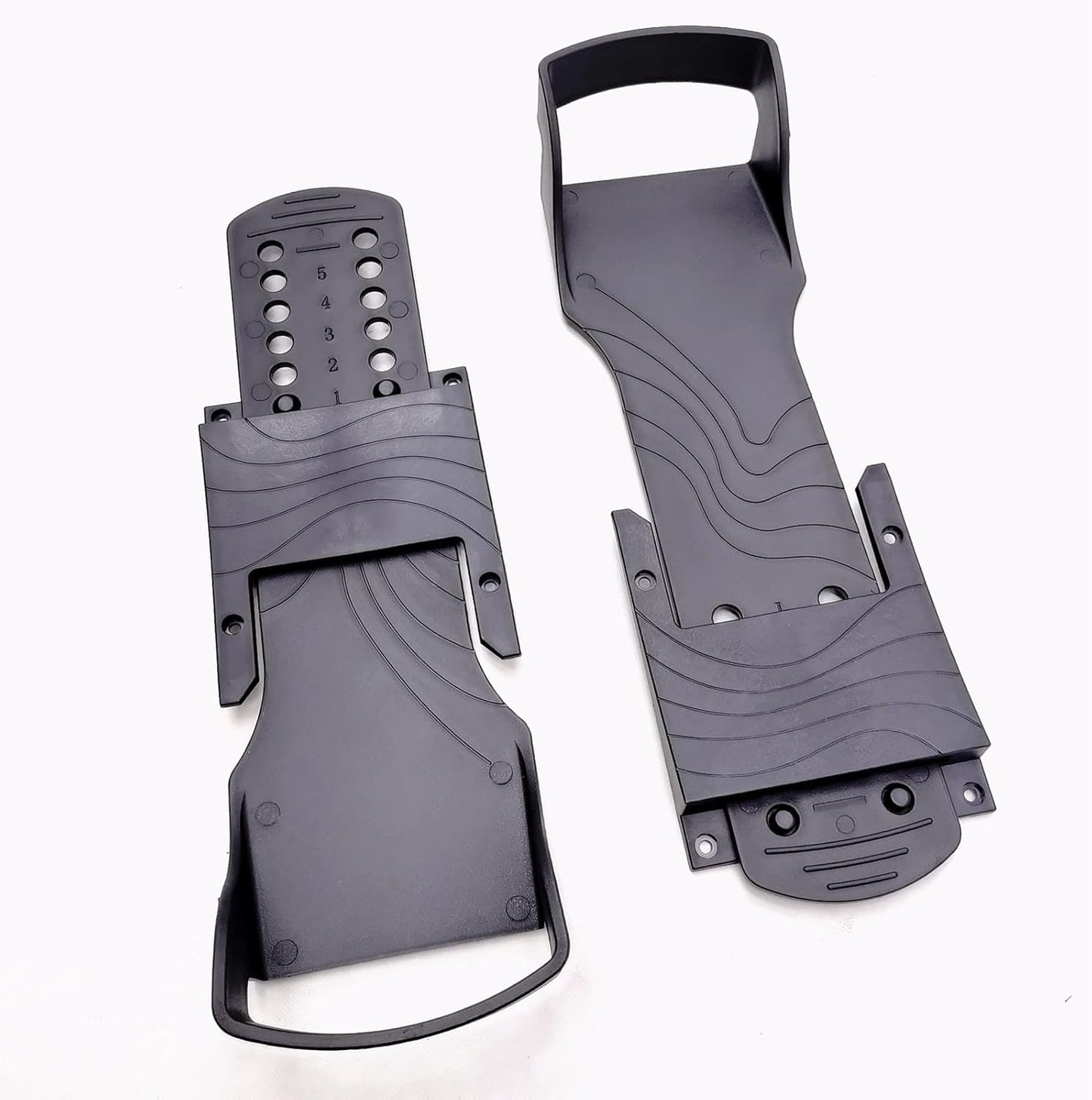 Perfeclan Rowing Machine Pedals Replacement Nonslip Fitness Equipment Foot Pedals for Home Gym
