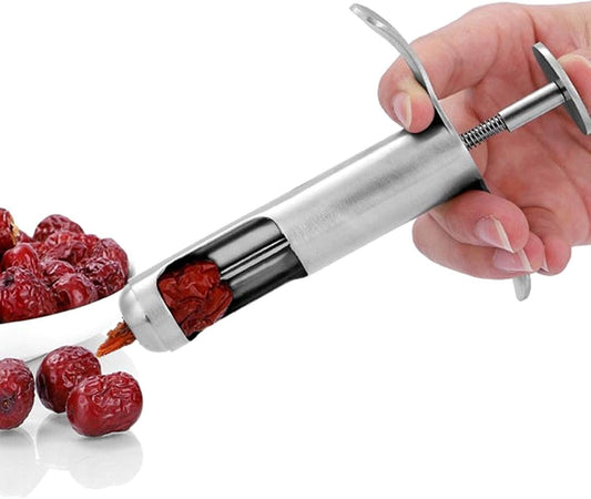Yuecoom Utensile per la rimozione del torsolo a frutta in acciaio inossidabile Gadget da cucina Ultra Food Seminatrice a frutta Rimozione del torsolo per donne uomini bambini per