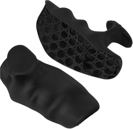 Mens Weight Lifting Grips, Silicone Non Slip Gloves, Gym Hand Support, Dumbbell Gripper with Wrist Wraps, Workout Accessories, Exercise Gear for Men and Women, Black