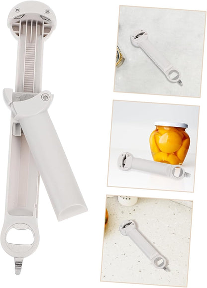 PRETYZOOM Apribottiglie Retrattile Apribottiglie Apriscatole Apriscatole Apriscatole In Acciaio Inox Accessori Per Utensili Da Cucina Gadget Per Anziani Apribottiglie 201 Acciaio Inox