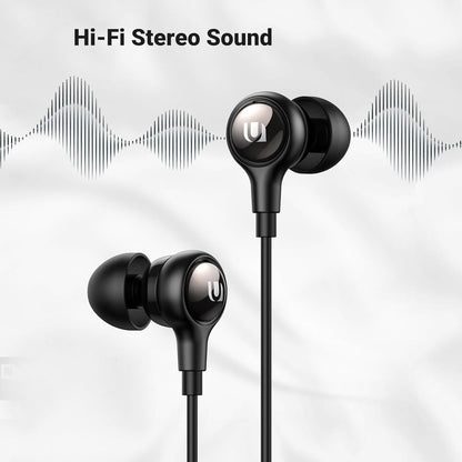 UGREEN USB C Earphones, Wired Headphones with Volume Control Noise Cancelling, HiFi Stereo Wired Earbuds Compatible with iPhone 16 15 Pro Max iPad Pro 2022 Galaxy S23/S22 Ultra Google Pixel 7/6