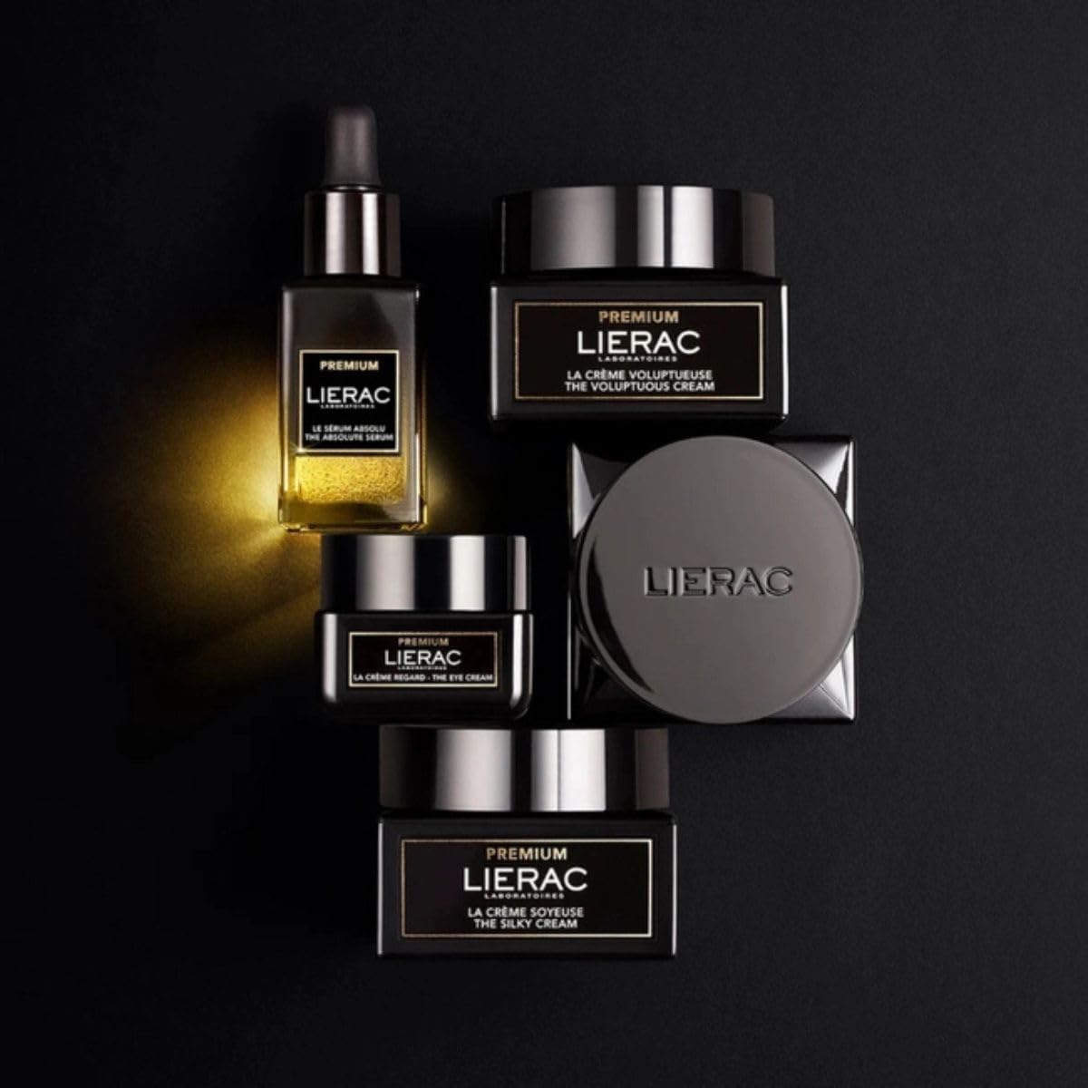Lierac Premium Soyeuse Refill, Anti-Aging Face Cream, Smoothing Moisturizing with Hyaluronic Acid and Niacinamide, for Normal and Combination Skin, Size 50 ml