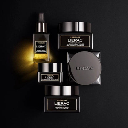Lierac Premium Soyeuse Refill, Anti-Aging Face Cream, Smoothing Moisturizing with Hyaluronic Acid and Niacinamide, for Normal and Combination Skin, Size 50 ml