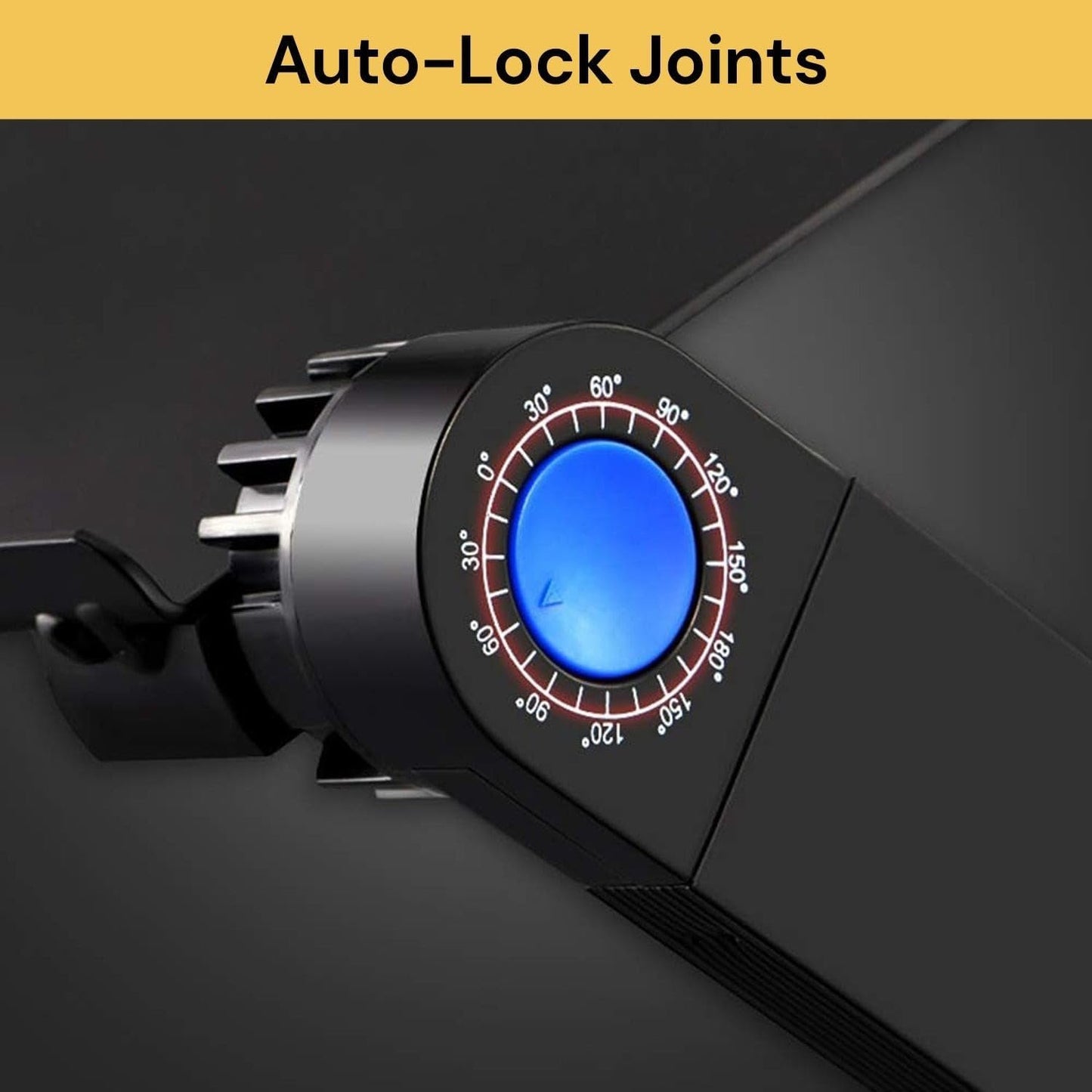 EZONEDEAL Desk Stand Table with Cooling Fan, Foldable Adjustable Aluminum Portable Laptop Stand Work Study Tv Bed Lap Tray Flexible Portable Reading Holder with CPU Fans Side-Mount Mouse Pad (Black)