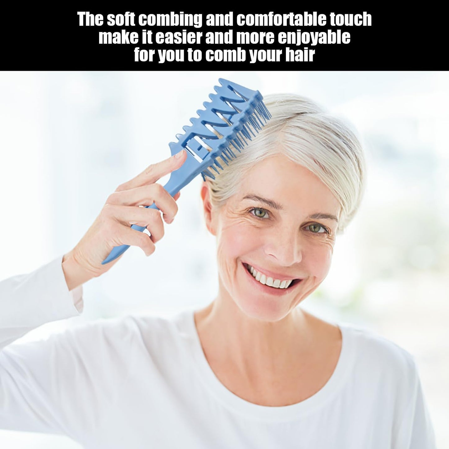 3 Pieces Curly Comb, Fluffy Comb, Plastic Comb, Hair Comb, Hair Styling Tools, Hair Care Accessories