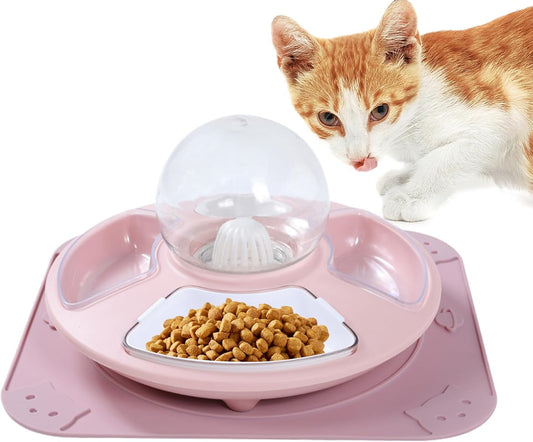 Food Bowl for Cats,Kitten Watering Bowl | Kitten Feeder Multifunctional for Home, Anti-Slip Pet Feeding Watering Dish