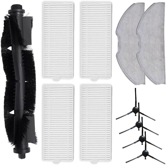 Cleaning Essentials Pack per Tapo RVA100, RV10 Series & More Caratteristiche principale spazzola, filtri, panni mocio e spazzole laterali