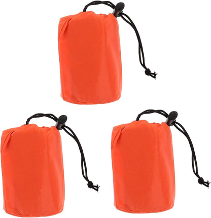 MOTHNUR 3-pc Portable Thermal Sleeping Set Camping Blanket Survival Blanket Tent Supplies Hiking Tent