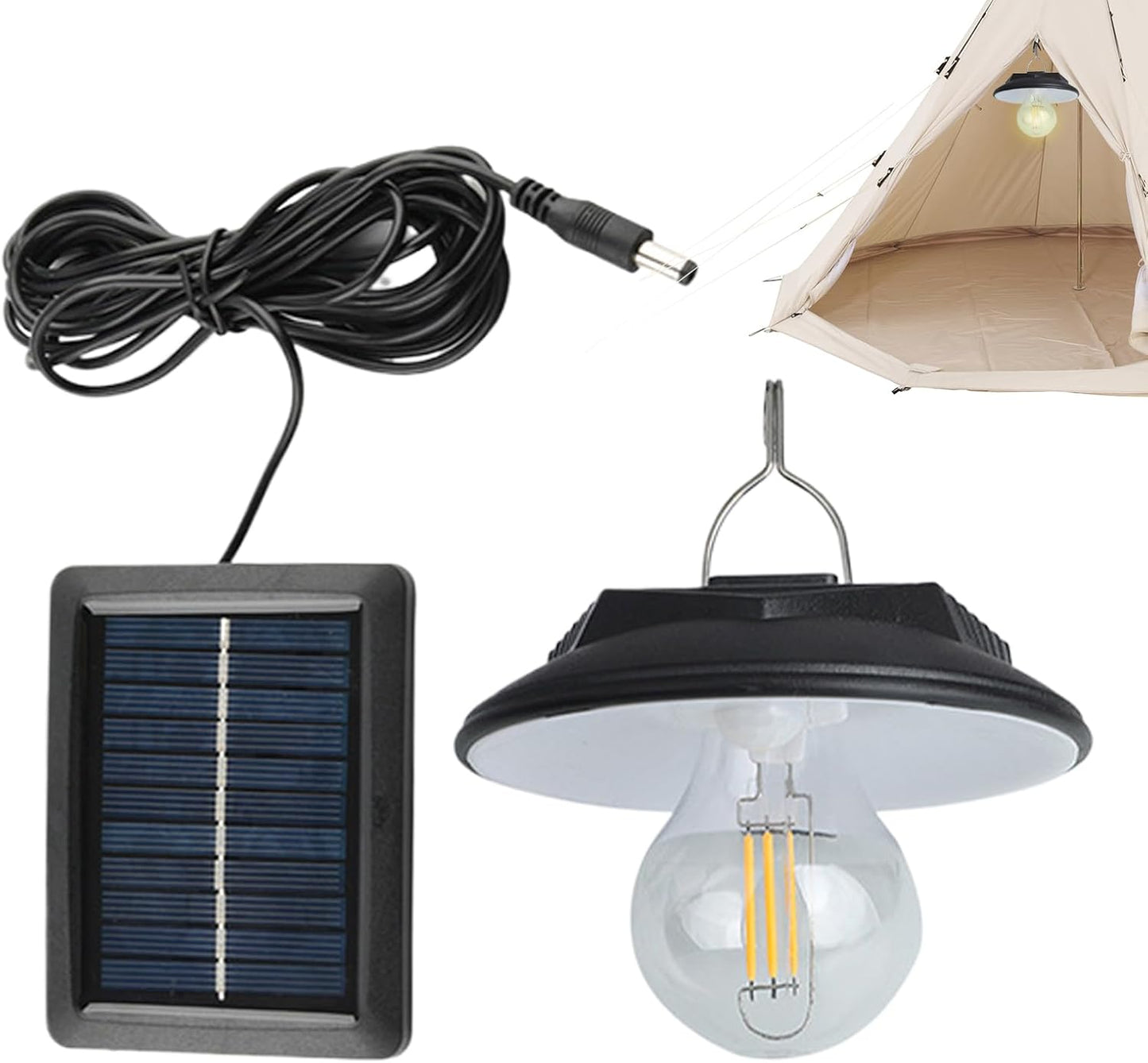 Nuyhgtr Solar Shed Light, Rainproof LED Lamp Yard, Smart Sensing High Brightness Outdoor Light for Walkway, Pool, Driveway, Garage, Chicken Coop, Patio, Fence Lighting, Garden Use