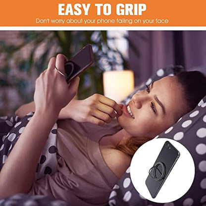 Magnetic Phone Ring Holder & Stand, Universal Grip for Phone Cases(Black)