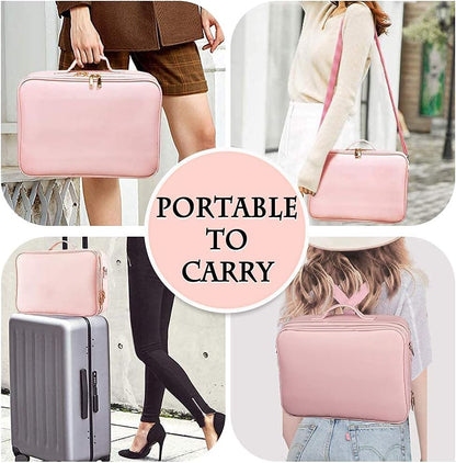 Train Travel Case, pink, Large Toiletry Bag - Pink