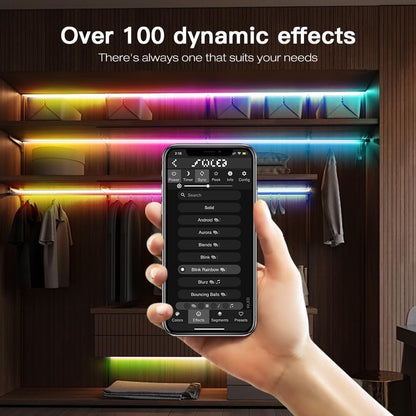 GLEDOPTO ESP32 WLED LED Strip Controller Mic UART Download Music Sound Dynamic Mode RGB IC DIY WiFi APP Control Easy Wiring for WS2811 WS2812 SK6812 TM1814 WS2813 WS2815 FCOB Addressable Strip Light