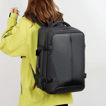 zwxqe Vacuum Backpack, Expandable Compression Bags, Waterproof Travel Backpack, Urban Commute Bag, Outdoor Adventure Gear, Large Capacity Storage for Business Trips and Weekend Getaways