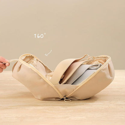Travel Bra Underwear Organizer, Portable Lingerie Storage Bag, 9.06x5.51x7.09inches, Multifunctional Packing Cube for Business Trip, Socks, Panties, Home Closet Organization