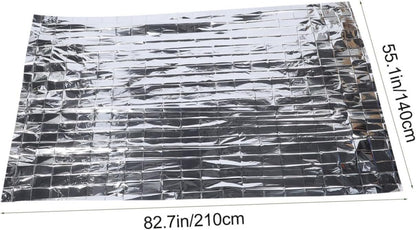 EXHUMKY 10Pcs Thermal Emergency Blanket Lightweight Sun Protection Survival Blankets for Camping Hiking First Aid Outdoor Activities Pet Design