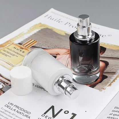 Black Perfume Atomizer Portable High-Grade Glass Spray 30ml Refillable Small Bottle Travel Cosmetics Outdoor Dispensing Mini Spray Bottle,Refillable Containers,Refillable Cosmetic Spray Bottles