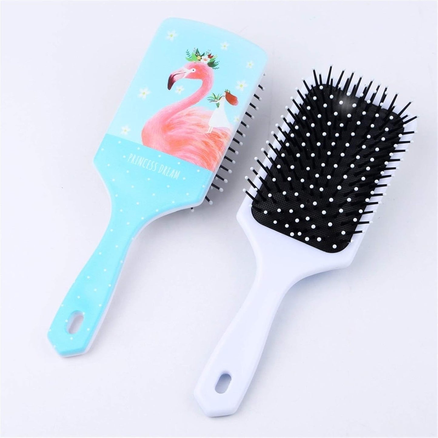 Comb stampa del fumetto dei capelli Detangler pettine, Cura dei capelli massaggio del cuoio capelluto Airbag capelli che designa attrezzo, Denti morbida pettine spazzola for capelli, parrucchiere acce