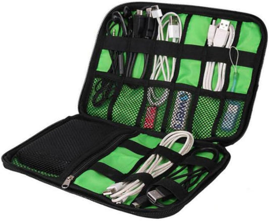 Gatuida 2 Electronic Travel Bag Organizer for Electronics Charging Cables Travel Cable Bag Case for Electronics Travel Manager Electronic Travel