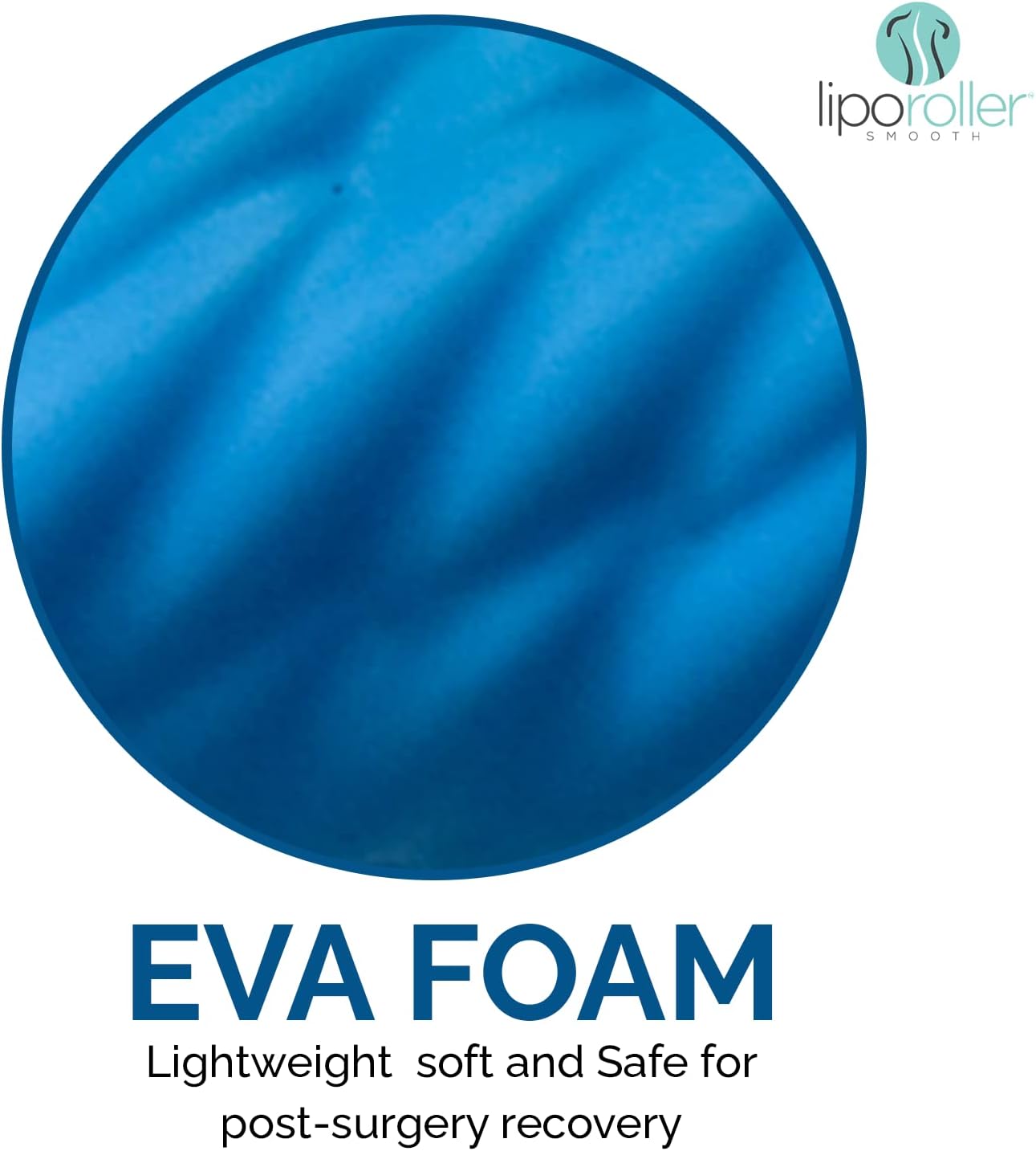 LIPOROLLER The Original - Liposuction Massage Roller - Easy to Roll, Special Ridges and Grooves to Maximize Healing and Recovery for Liposuction Post Surgery