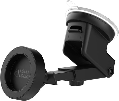 LolliLockit Magnetic Grip Car Mount for Pop Phone Holder, Dash/Window Socket Attachment by LolliLocket