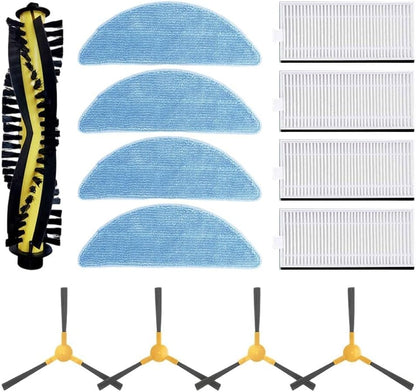 Essential Cleaning Tools Spazzola principale e spazzole laterali con filtri compatibili con modelli mamibot