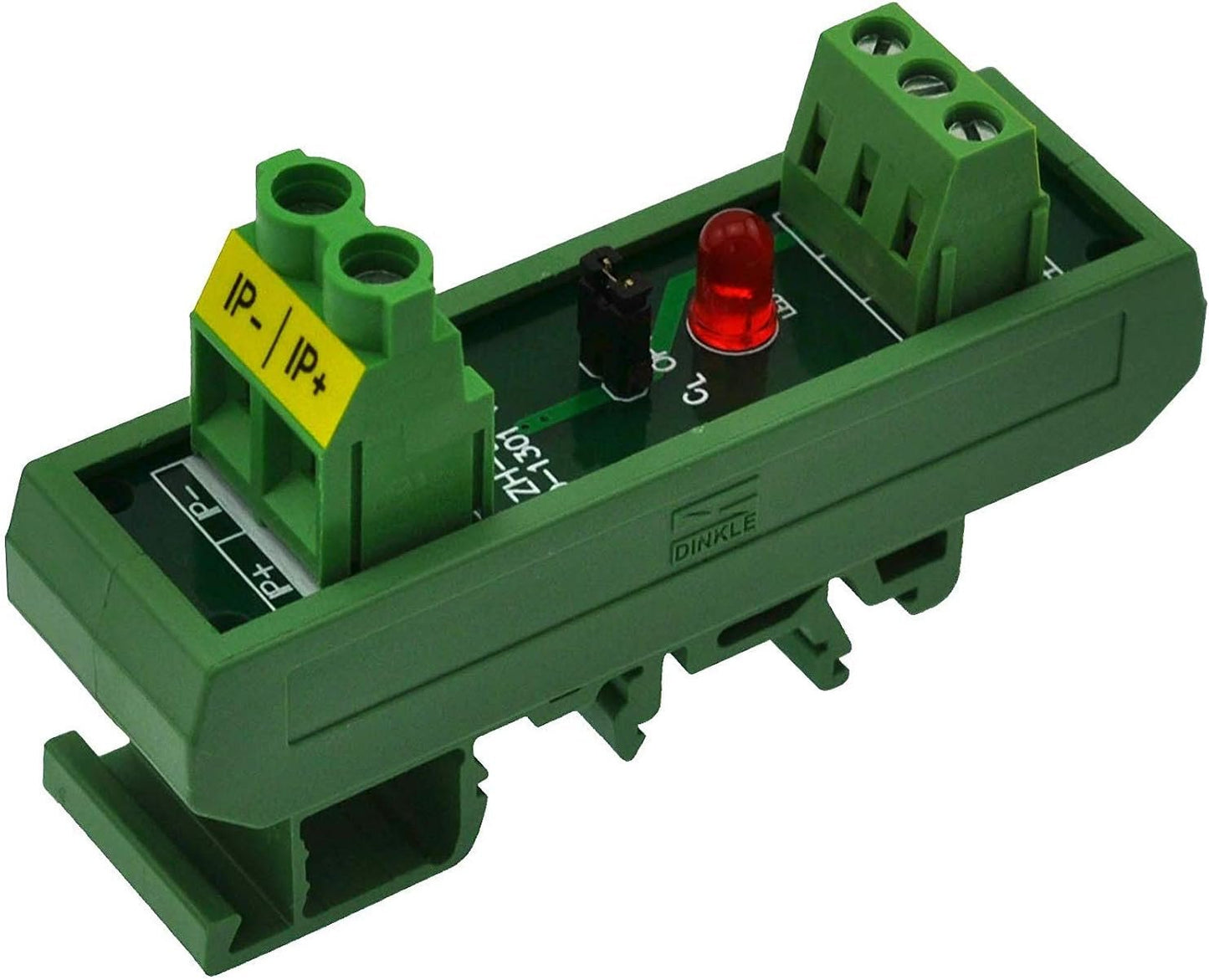 Slim DIN Rail Mount AC/DC Current Sensor Module, Based on ACS712. (+/-30Amp)