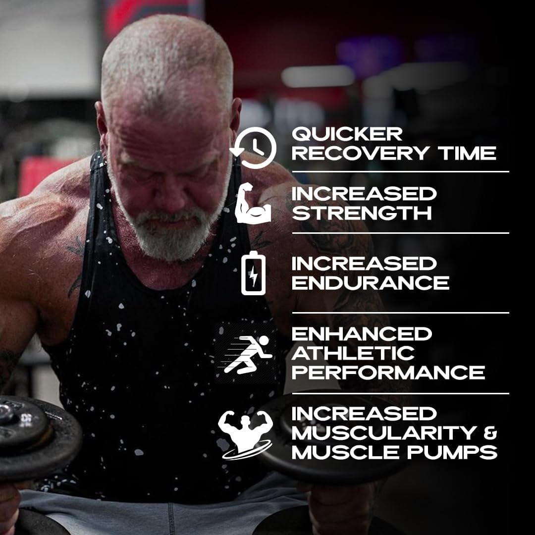 Iron Brothers Supplements - Nitric Oxide Booster | Nitric Oxide Supplements for Men | Pre-Workout with L-Arginine | Maximum Blood Flow & Vascularity | Increase Muscle Pumps, Energy & Endurance - 30 day