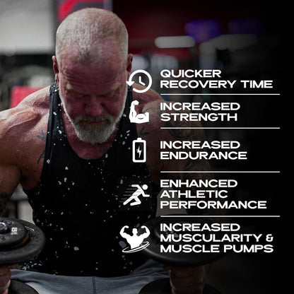 Iron Brothers Supplements - Nitric Oxide Booster | Nitric Oxide Supplements for Men | Pre-Workout with L-Arginine | Maximum Blood Flow & Vascularity | Increase Muscle Pumps, Energy & Endurance - 30 day
