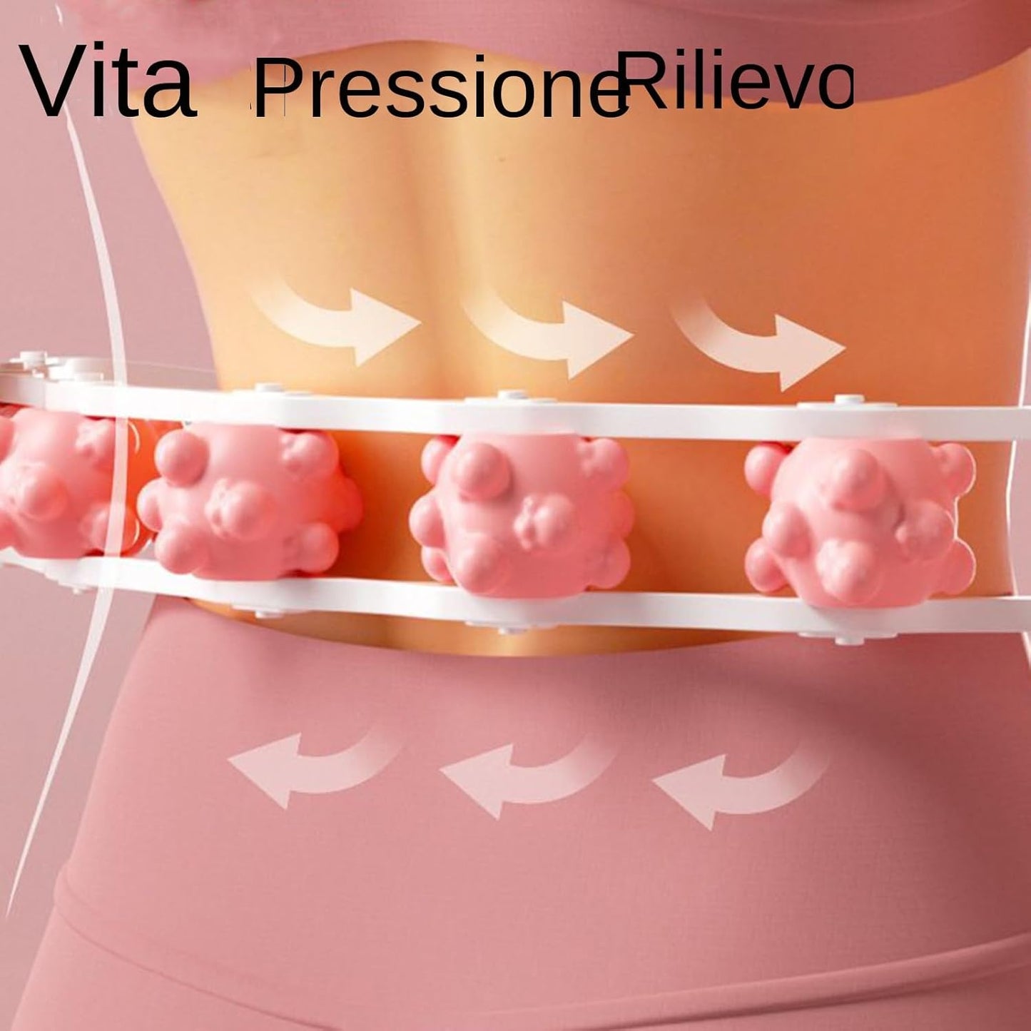 Attrezzi per Modellare il Corpo | Rullo Massaggiante Manuale e Portatile | Attrezzatura Fitness per Addominali, Vita, Gambe, Collo, Spalle e Muscoli