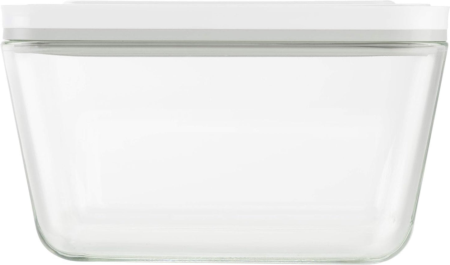 ZWILLING Fresh & Save Large Vacuum Sealer Glass Food Storage Container, Meal Prep Container, Airtight, Food Saver, 1-pc