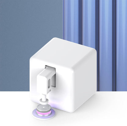 Smart Mini Fingerbot Mini-Controller BT Home Automation Controller for iOS Android Smart Phone No Wiring App or Timer Control Compatible with Alexa Google Home Voice Control Fingerbot II White